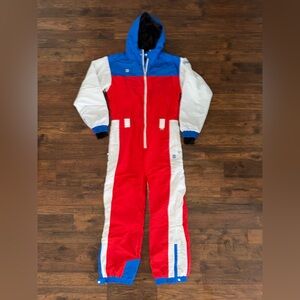 Tipsy Elves Men’s Red and Blue Snowsuit
